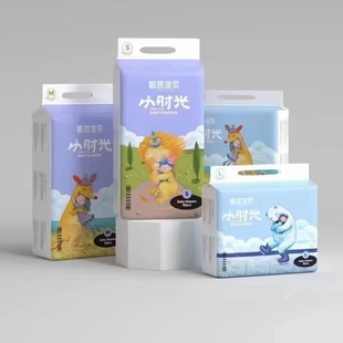 碧芭宝贝小时光正品 柔软尿不湿一体干爽通气超薄 婴儿纸尿裤 拉拉裤