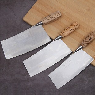 正品葛华花柄刀斩切刀不锈钢家用菜刀中式厨房刀片刀套刀具切肉刀