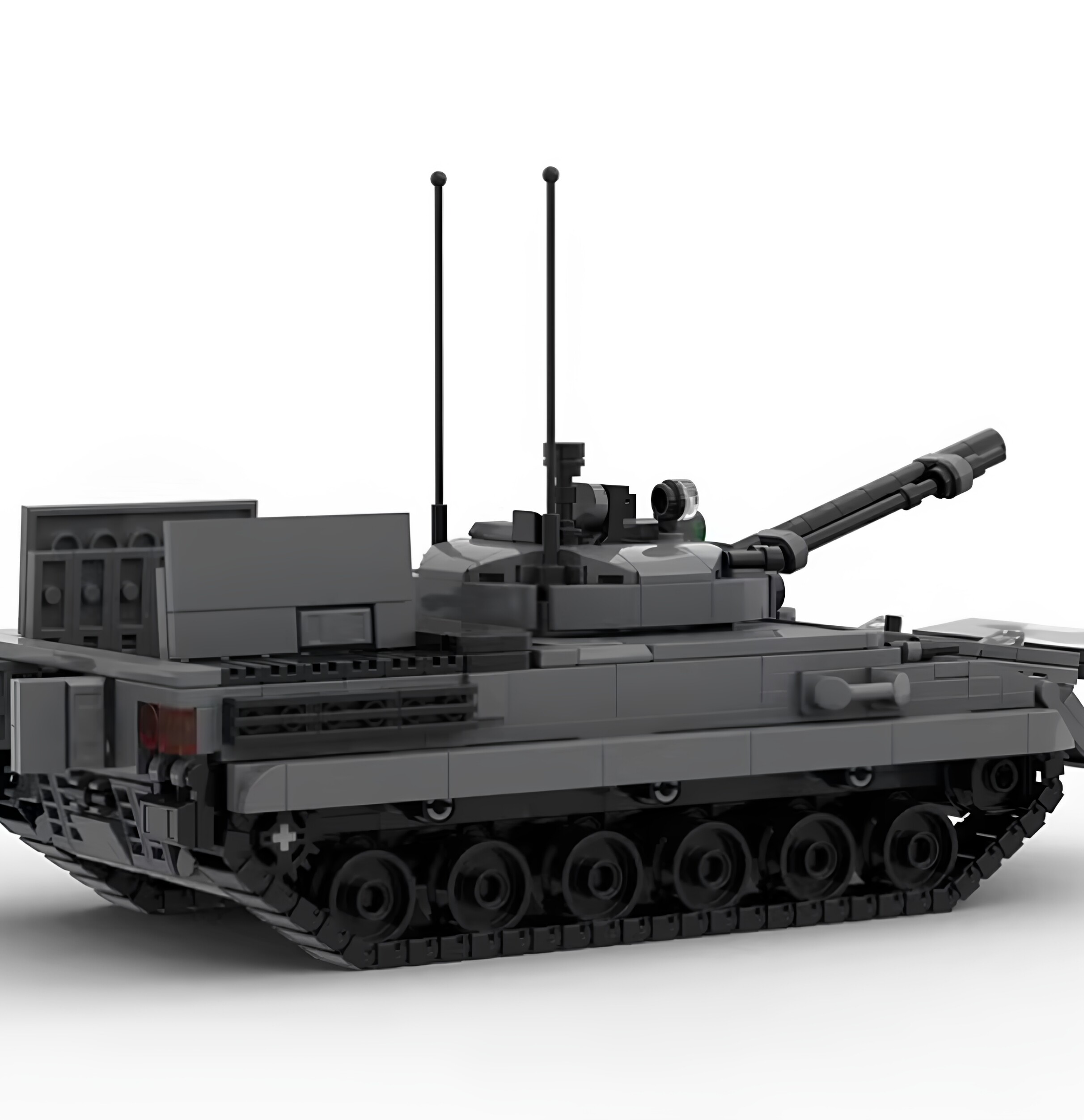 现货小颗粒MOC-201795军事系列拼装步兵战车BMP3积木益智玩具模型
