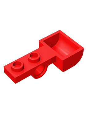 积木88289 1x2 板带圆孔和翻斗 投石器零件配件MOC定制DIY礼品玩