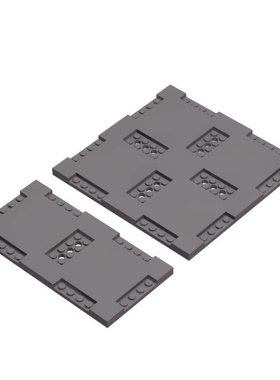 积木71772公路底板8x16配件69958零件16x16拼装玩具