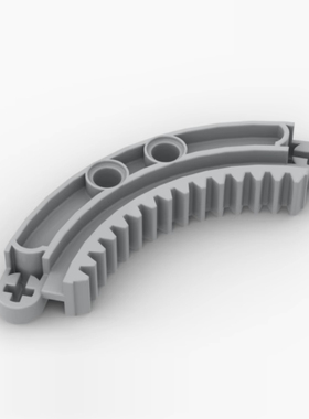 小颗粒积木MOC 78442 6x6 环形齿轮条 1/4圆 拼装玩具科技零配件