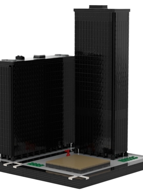 现货小颗粒MOC-46820建筑系列积木益智玩具模型礼物摆件
