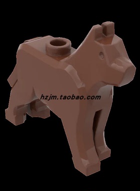 华志积木 48812 狗 猛犬 动物 国产小颗粒积木玩具配件 MOC零件