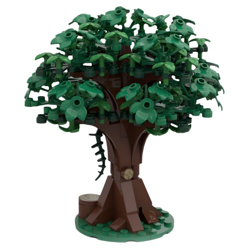 现货小颗粒MOC-79007树状结构植物tree积木益智玩具模型礼物摆件