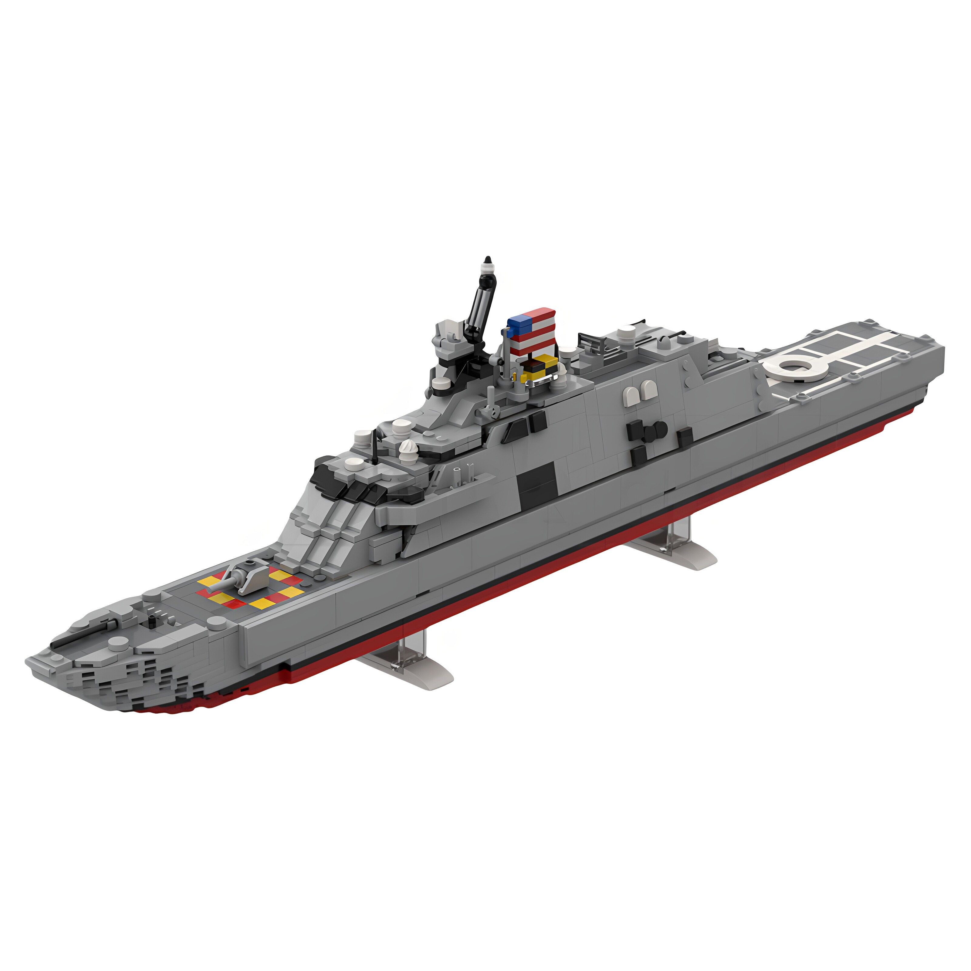 现货小颗粒MOC-228926自由号登陆舰船积木益智玩具模型礼物摆件