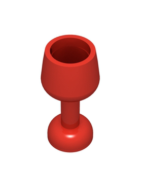 华志积木 33061 小颗粒积木散件人仔零配件 高脚杯 酒杯