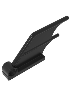 积木28779 1x4异形光板带栓孔机翼蝙蝠车尾翼零件配件MOC定制DIY