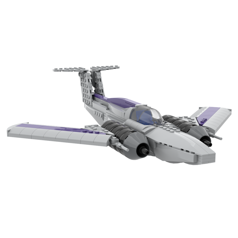 积木MOC-106426太空飞机模型