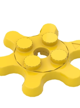 华志积木 35442 2x26齿轮转盘特殊板积木零散小颗粒中国拼插零配