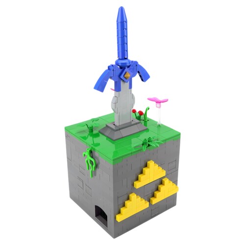现货小颗粒MOC-28686塞尔达圣剑大师之剑谜题积木玩具模型摆件