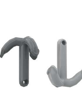 华志积木 30192  国产科技教育积木零件 三爪钩飞钩锚钩