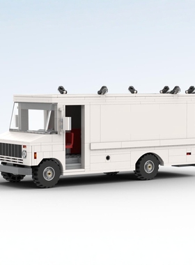 现货小颗粒MOC-113860货车旅行车积木益智玩具模型礼物摆件