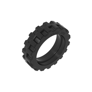 积木50861 复古摩托车轮胎零件配件MOC定制DIY礼品玩具科教