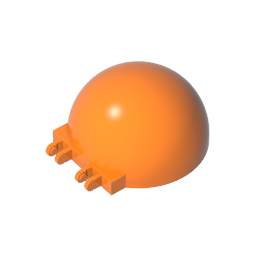 积木50747 6x6x3 座舱盖挡风玻璃罩零件配件MOC定制DIY礼品玩具科