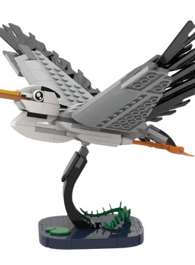 MOC-212038飞鹭西部鸟类积木