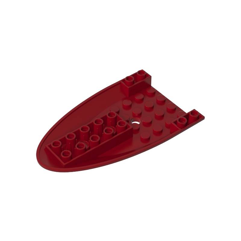 积木87611 6x10飞机 船 楔形件 反零件配件MOC定制DIY礼品玩具科