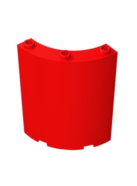 华志积木30562-46361积木4x4x6 弧形 墙壁板玩具配件零件拼装拼插