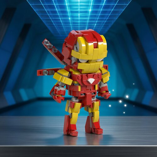现货小颗粒MOC-167236 SD钢铁侠MARK85积木益智玩具模型礼物摆件