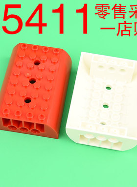 华志积木45411积木配件零件弯曲斜率8x6x2双船舱弧形发射塔