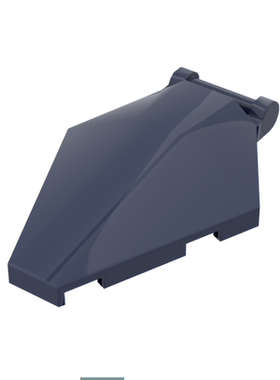 华志积木 27262 小颗粒积木配件中国国产 4X5X1六角带手柄挡风玻