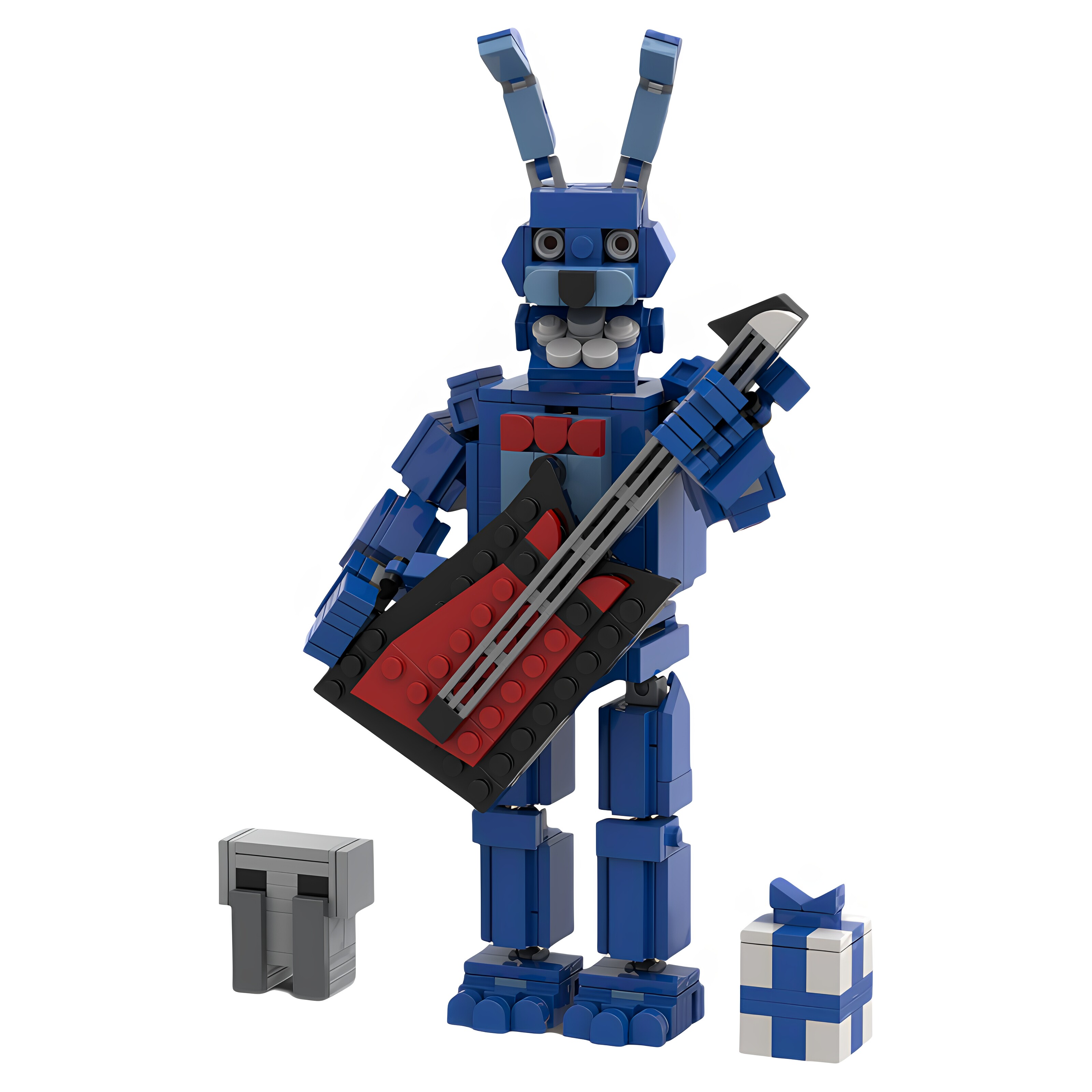 现货小颗粒MOC-228108邦妮兔耽误恐怖积木益智玩具模型礼物摆件