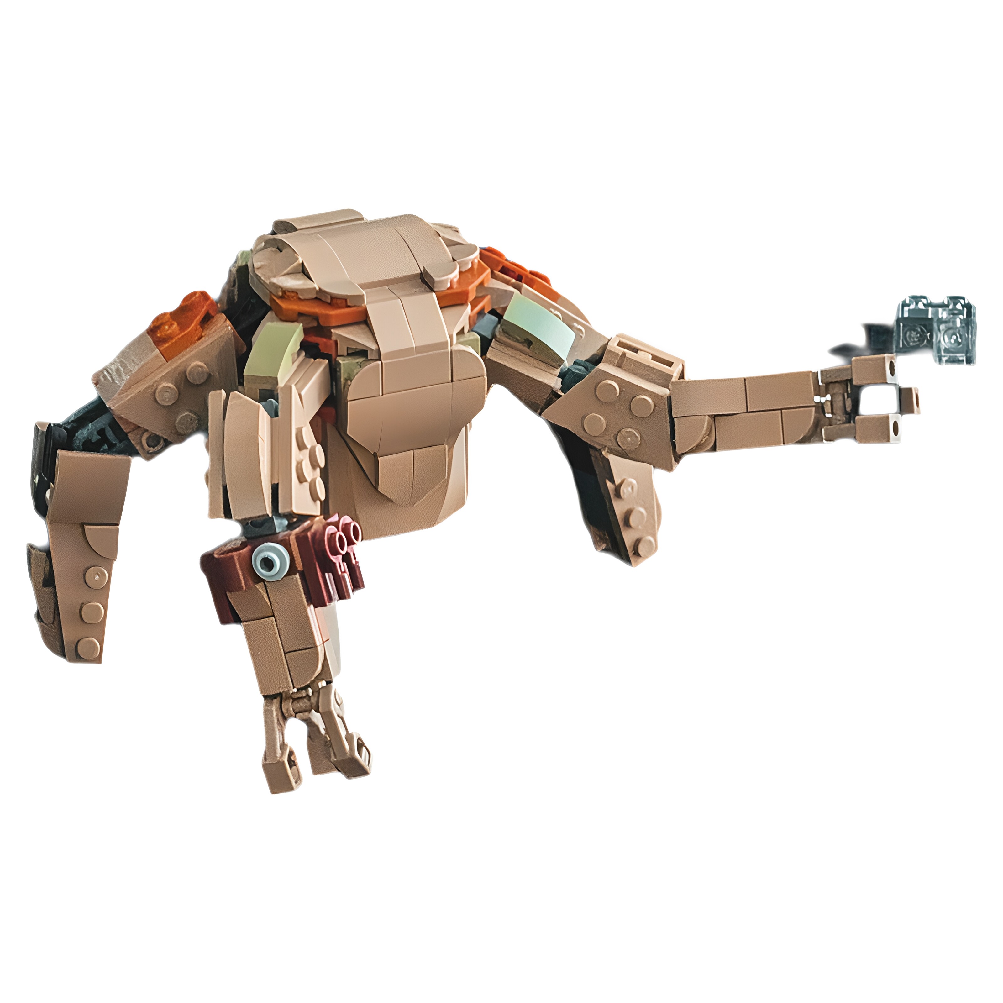 现货小颗粒MOC-257725可怕的太空怪兽积木益智玩具模型礼物摆件