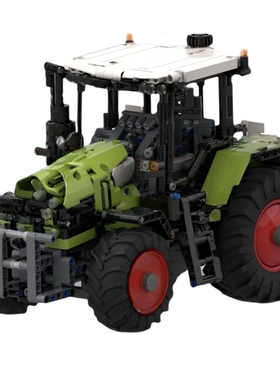 现货小颗粒MOC-94474拖拉机积木益智玩具模型礼物摆件