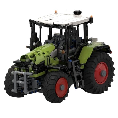 现货小颗粒MOC-94474拖拉机积木益智玩具模型礼物摆件