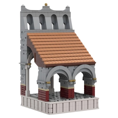 MOC-158185罗马拱廊建筑