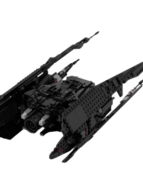 现货小颗粒MOC-34444领带消音器星球大战75256积木模型礼物摆件
