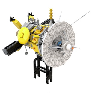 现货小颗粒MOC-68234卡西尼惠更斯号土星探测器太空天文积木模型