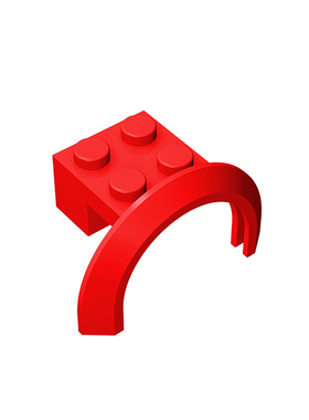 积木50745 4x2/2x2 车辆 轮拱 挡泥板零件配件MOC定制DIY礼品玩具