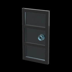 华志积木 60797c02 小颗粒国产科技教育零件1x4x6 三格门 4534267