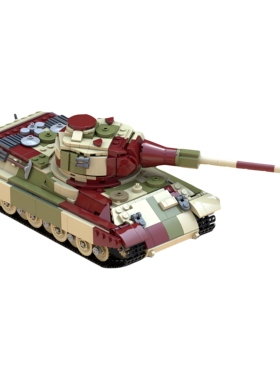 现货小颗粒MOC-180524坦克VK70.01洛坦克1:35比例积木玩具模型