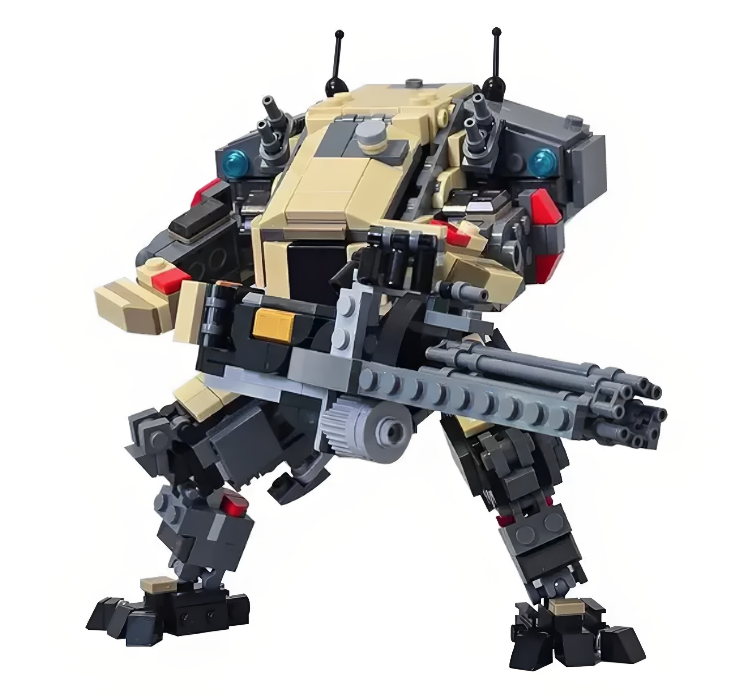 现货小颗粒MOC-165712泰坦陨落2积木益智军团泰坦机甲模型摆件