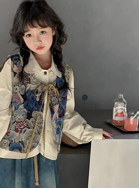 GBUBG女童秋装套装裙2026新款