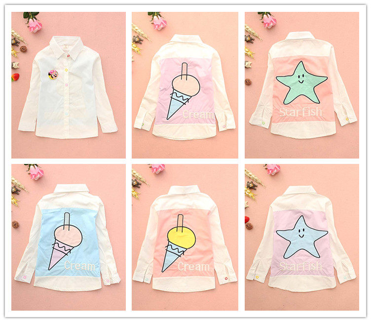 Chemise fille à manche longue - Ref 2086525 Image 1