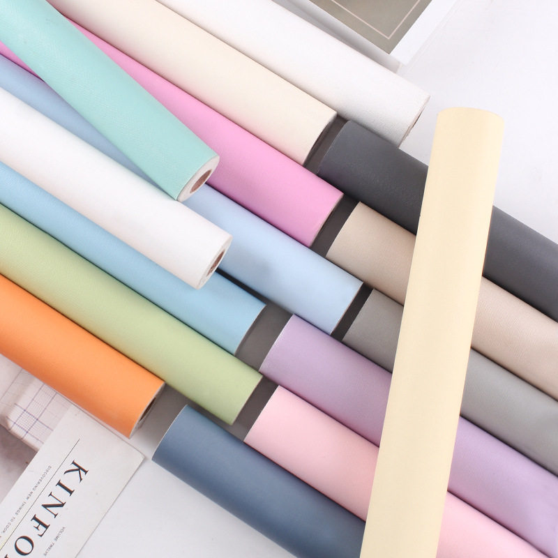 墙纸自粘 纯色素色壁纸 卧室客厅PVC自粘墙纸 加厚防水 墙纸,家居饰品,软装墙贴,淘宝优惠券,粉丝福利购,淘宝优惠卷