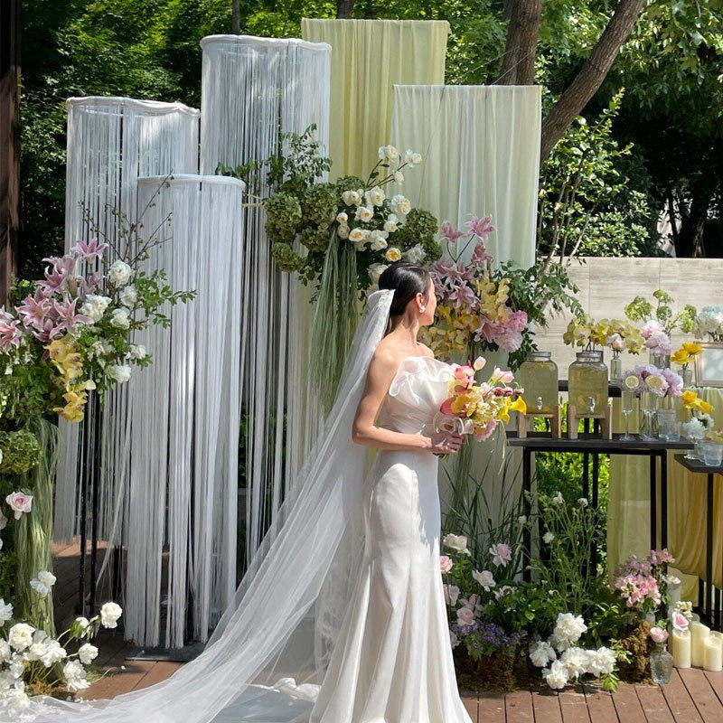 婚庆新款铁艺圆环路引舞台背景草坪婚礼装饰伸缩线帘吊环架拱门架,节庆用品/礼品,婚房装扮用品,淘宝优惠券,粉丝福利购,淘宝优惠卷