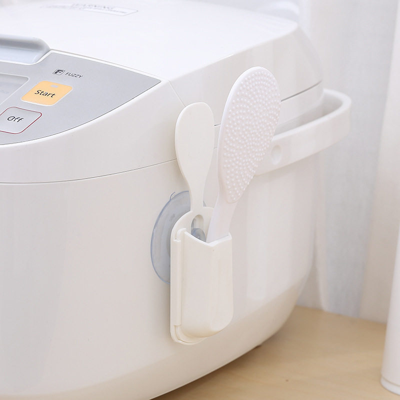 日式无痕吸盘式饭勺座厨房饭勺收纳神器米饭铲架塑料饭铲收纳架,厨房/烹饪用具,厨房置物架/置物柜/角架,淘宝优惠券,粉丝福利购,淘宝优惠卷