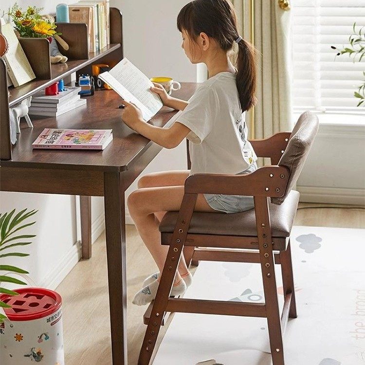 实木儿童学习椅家用升降餐椅可调节椅子学生写字专用靠背成长座椅,住宅家具,儿童凳,淘宝优惠券,粉丝福利购,淘宝优惠卷