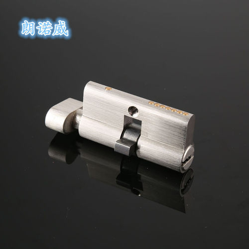 全铜锁芯60mm铝合金门锁芯无框门锁芯长玻璃门地锁锁芯大门锁锁芯