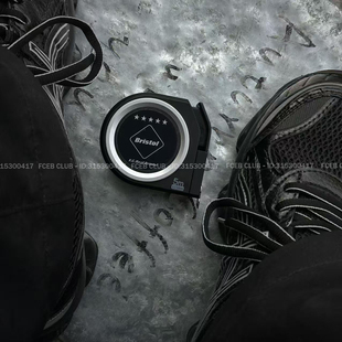 潮牌FCRB钢卷尺家用工业办公量尺5米加厚防水耐磨防摔黑色