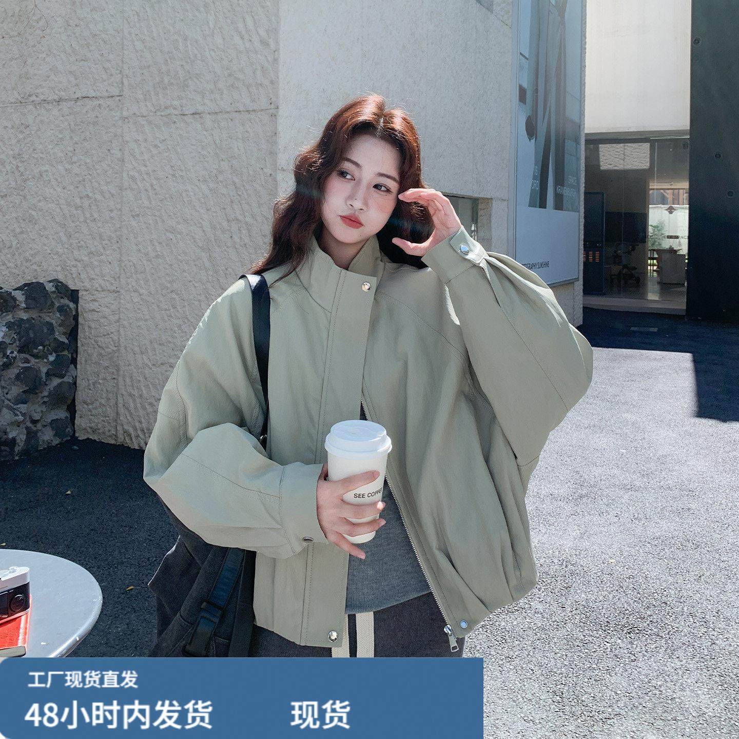 绿色短款加厚棉服外套2025新款女冬今年流行超好看高级感棉衣夹克,女士内衣/男士内衣/家居服,睡衣上装,淘宝优惠券,粉丝福利购,淘宝优惠卷