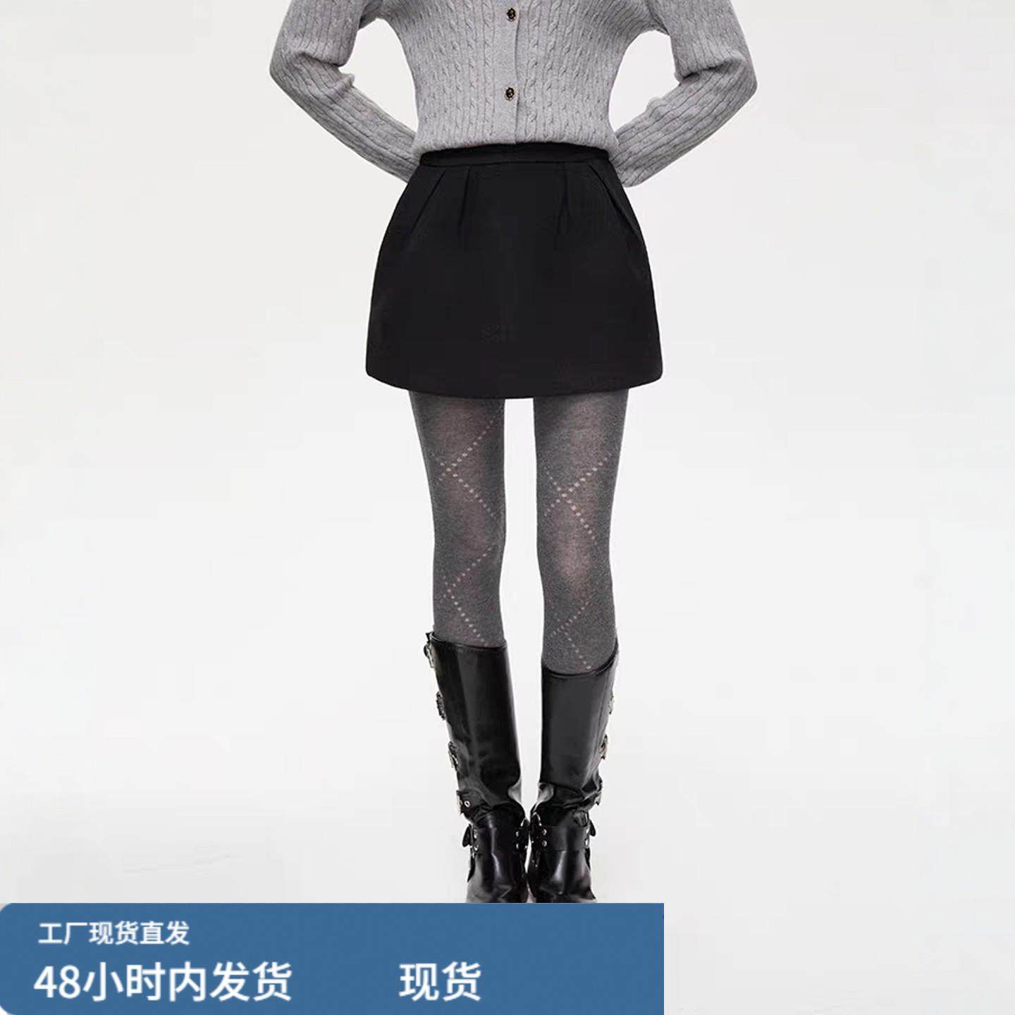 灰色加厚毛呢百褶半身裙女冬季小个子包臀a字高腰内搭配毛衣短裙,运动/瑜伽/健身/球迷用品,瑜伽短裙,淘宝优惠券,粉丝福利购,淘宝优惠卷