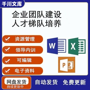 人才梯队建设培养PPT 企业团队人力资源管理领导内训课件