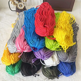 彩色pp尼龙绳子钩帽子手提绳空心编织绳打包带子钩织束口绳丙纶绳