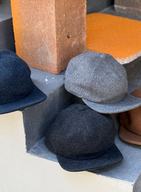 MIGHTY SHINE 多色可弯折变形帽檐羊毛混纺6片式复古休闲棒球帽