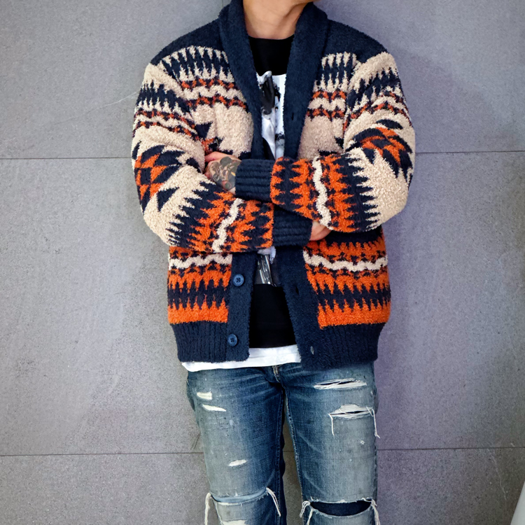 捂眼恶魔女Navajo风格夹克